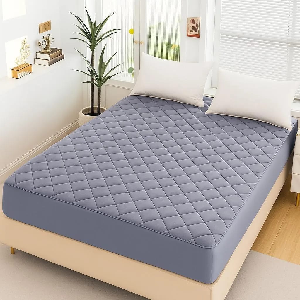 Cotton Plane Double Bed Mattress Cover