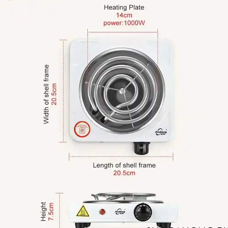 Hot Plate Electric Cooking Stove (Electric Chulha)